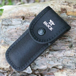 Buck Knives Buck 110BKSLT Folding Hunter LT, 3.75" 420HC Plain Blade, Black Nylon Handle -Buck Knives 0110bkslt 09567.1566585955