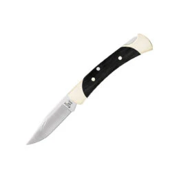 Buck Knives Buck The 55 Lockback - Genuine Ebony (2.4" 420HC Tumbled) 055BRS-B