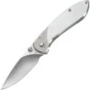 Buck Knives Buck 327 Nobleman Framelock Folding Pocket Stainless Knife With Stainless Handles -Buck Knives 110695 110723