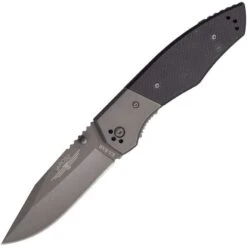 Buck Knives Buck 327CF Nobleman Framelock Folding Pocket Drop Point Knife With Carbon Fiber Handles