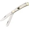 Buck Creek 254CI Trapper Folding Pocket Knife With Cracked Ice Celluloid Handle -Buck Knives 145294 145323
