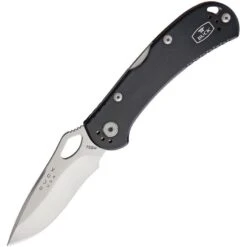 Buck Knives Buck 722BKS1 Spitfire Lockback Black Knife With Anodized Aluminum Handle