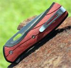 Buck Knives Buck 346RWS Vantage Avid, 3.25" 420HC Plain Blade, Rosewood Dymondwood Handle -Buck Knives 346rws.1 52046.1566585912