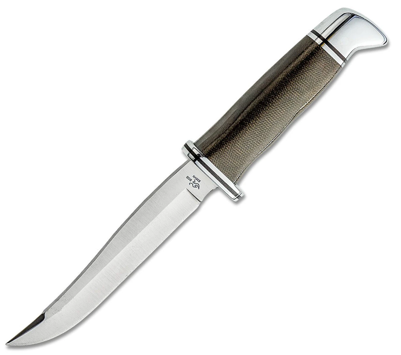 Buck Knives Pathfinder Pro Fixed Blade 105GRS1, 5" CPM-S35VN Satin Plain Blade, Green Canvas Micarta Handle 3 Buck Knives Pathfinder Pro Fixed Blade 105GRS1, 5" CPM-S35VN Satin Plain Blade, Green Canvas Micarta Handle