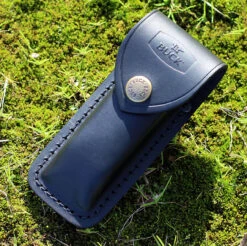 Buck Knives Buck 112 Ranger - Ebony Hardwood W/Blk Leather (3" 420HC Satin) 0112BRS-B 11 Buck Knives Buck 112 Ranger - Ebony Hardwood W/Blk Leather (3" 420HC Satin) 0112BRS-B -Buck Knives BU112BRS sheath 09562.1642005312
