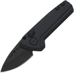 Buck Knives Mini Deploy Blackout Auto - Blk Alum (1.875" S35VN) BU839BKS