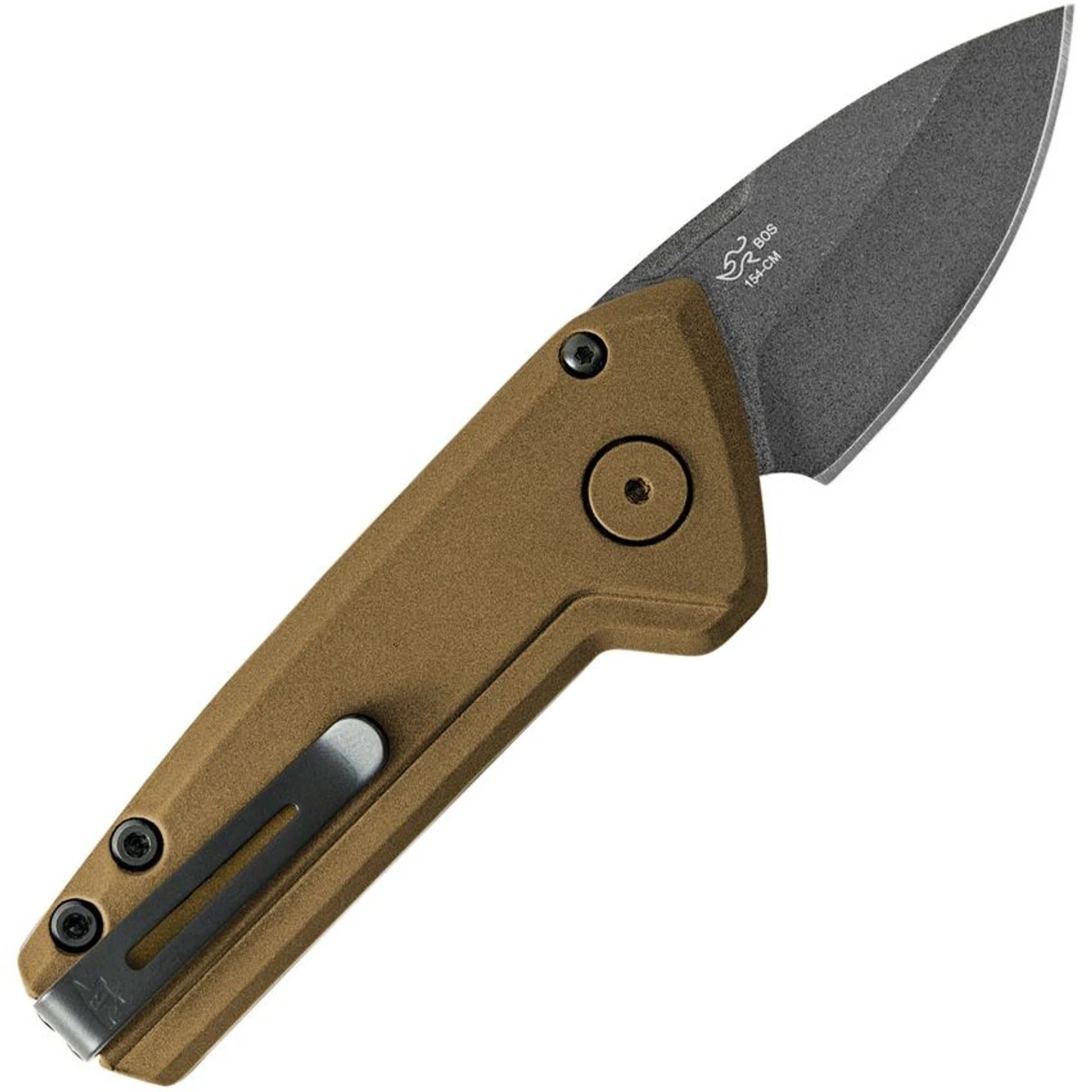 Buck Knives Mini Deploy Auto - Bronze Alum (1.875" 154CM) BU839BRS1 4 Buck Knives Mini Deploy Auto - Bronze Alum (1.875" 154CM) BU839BRS1 - Image 2