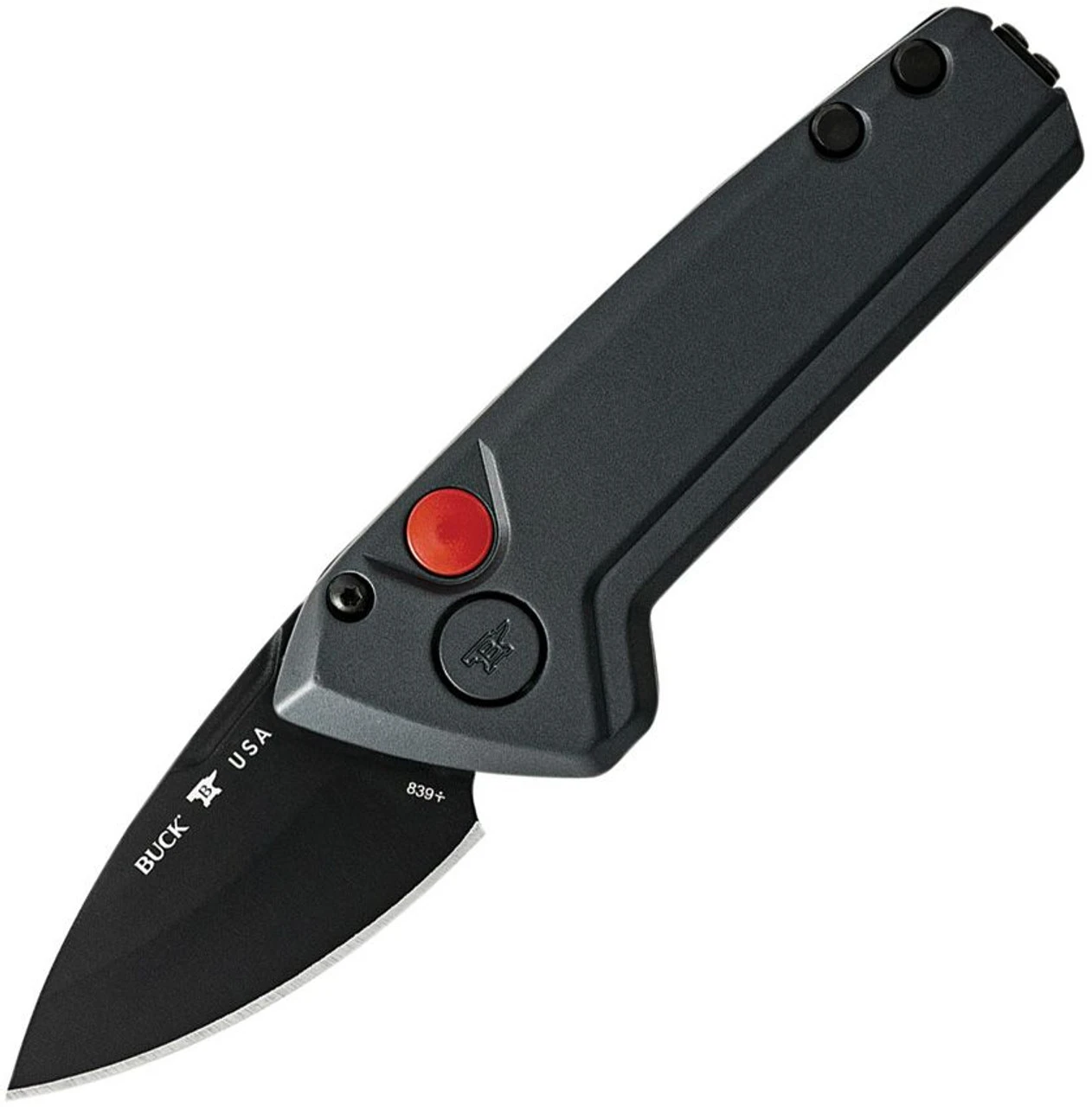 Buck Knives Mini Deploy Auto - Gry Alum (1.875" 154CM) BU839GYS1 3 Buck Knives Mini Deploy Auto - Gry Alum (1.875" 154CM) BU839GYS1