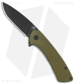 Buck Knives Buck 040 Onset Frame Lock Knife OD Green G-10 (3.4" Black S45VN)