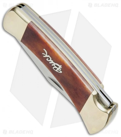 Buck Knives Buck 110/112 Combo Trapper Pocket Knife 4.75" Brown Bone 0110BNSSM1-B 3 Buck Knives Buck 110/112 Combo Trapper Pocket Knife 4.75" Brown Bone 0110BNSSM1-B - Image 2