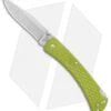 Buck Knives Buck 110 Slim Select Lockback Knife Chartreuse GFN (3.75" Satin) -Buck Knives Buck 110 Hunter Select Chartreuse GFN satin BHQ 88697 er