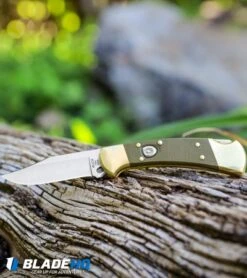 Buck Knives Buck 112 Exclusive Automatic Knife Green Micarta/Brass (3" Satin) 13 Buck Knives Buck 112 Exclusive Automatic Knife Green Micarta/Brass (3" Satin) -Buck Knives Buck 112 Exclusive Automatic Knife Green Micarta Brass Satin BHQ 101545 kp log web