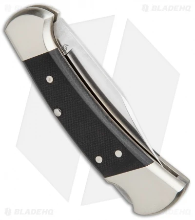 Buck Knives Buck 112 Ranger Elite Automatic Lockback Knife Black G-10 (3" S30V Satin) 5 Buck Knives Buck 112 Ranger Elite Automatic Lockback Knife Black G-10 (3" S30V Satin) - Image 3