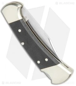 Buck Knives Buck 112 Ranger Pro Lockback Knife Black G-10 (3" S30V Satin) -Buck Knives Buck 112 Ranger Pro LB Black G 10 Satin BHQ 88748 jr side