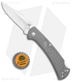 Buck Knives Buck 112 Slim Select Lockback Knife Gray (3" Satin) 0112GYS2 -Buck Knives Buck 112 Slim Select LB Gray Satin 0112GYS2 BHQ 106670 jr bottlecap