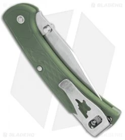 Buck Knives Buck 112 Slim Select Lockback Knife OD Green (3" Satin) 0112ODS2 8 Buck Knives Buck 112 Slim Select Lockback Knife OD Green (3" Satin) 0112ODS2 -Buck Knives Buck 112 Slim Select LB OD Green Satin 0112ODS2 BHQ 106672 jr side