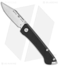 Buck Knives Buck 250 Saunter Clip Point Slip Joint Knife Black Micarta (2.3" Satin) 0250BKS1