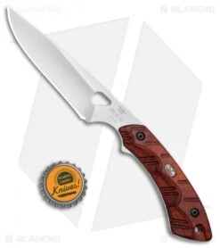 Buck Knives Buck 538 Open Season Small Game Fixed Blade Red Wood (4.25" Satin) 0538RWS -Buck Knives Buck 538 Open Season Small Game Fixed Blade Red Wood Satin 0538RWS BHQ 79553 jr bottlecap