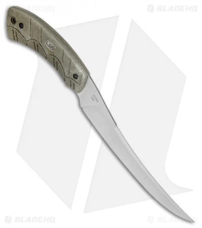 Buck Knives Buck 541 Open Season Boning Knife Fixed Blade OD Green Micarta (4.25" Satin) 4 Buck Knives Buck 541 Open Season Boning Knife Fixed Blade OD Green Micarta (4.25" Satin) - Image 2