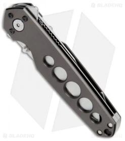 Buck Knives Buck Alpha Crosslock Folding Knife W/ Saw & Gut Hook Gun Metal Gray (3" Satin) 12 Buck Knives Buck Alpha Crosslock Folding Knife W/ Saw & Gut Hook Gun Metal Gray (3" Satin) -Buck Knives Buck Alpha Crosslock Saw Gut Hook Gun Metal Gray Satin B183 GY BHQ 71292 jr spine