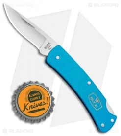 Buck Knives Buck Alumni Lockback Knife Blue Al (1.8" Stonewash) 0524BLS -Buck Knives Buck Alumni LB Blue Al 0524BLS BHQ 79541 jr bottlecap