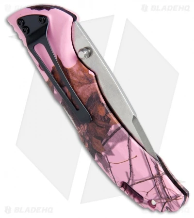 Buck Knives Buck Bantam BHW Lockback Knife Pink Mossy Oak Camo (3.625" Satin) 0286CMS10 5 Buck Knives Buck Bantam BHW Lockback Knife Pink Mossy Oak Camo (3.625" Satin) 0286CMS10 - Image 3