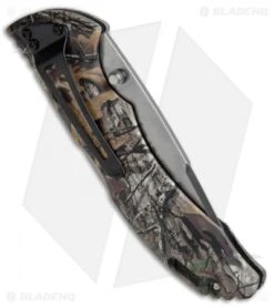 Buck Knives Buck Bantam BHW Lockback Knife RealTree Xtra Camo (3.625" Satin) 0286CMS18 -Buck Knives Buck Bantam BHW LB Real Tree Camo 0286CMS18 B BHQ 15540 jr side
