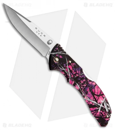 Buck Knives Buck Bantam BLW Lockback Knife Pink Muddy Girl Camo (3.125" Satin) 0285CMS31 3 Buck Knives Buck Bantam BLW Lockback Knife Pink Muddy Girl Camo (3.125" Satin) 0285CMS31