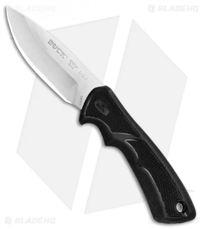 Buck Knives Buck BuckLite Max II Small Fixed Blade Knife Black (3.25" Stonewash) 0684BKS 3 Buck Knives Buck BuckLite Max II Small Fixed Blade Knife Black (3.25" Stonewash) 0684BKS