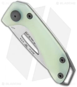 Buck Knives Buck Budgie Frame Lock Knife Natural G-10 (2" Satin) -Buck Knives Buck Budgie FL Natural G 10 Satin BHQ 120596 jr spine