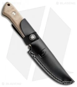 Buck Knives Buck Compadre Camp Knife Natural Canvas Micarta (4.5" Black) 0104BRS1 -Buck Knives Buck Compadre Camp Knife Natural Canvas Micarta Black 0104BRS1 BHQ 92983 jr sheath
