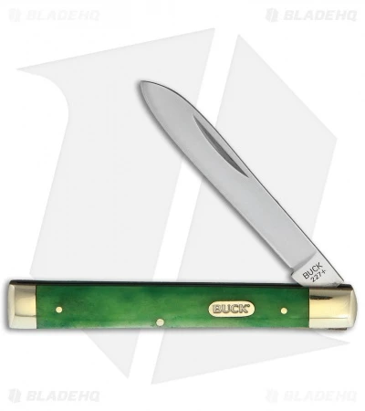 Buck Knives Buck 12617 Doctor's Folding Knife Green Bone (2.8" Satin) 3 Buck Knives Buck 12617 Doctor's Folding Knife Green Bone (2.8" Satin)