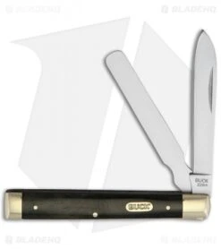 Buck Knives Buck 12623 Doctor's Folding Knife Black Bone (2.8" Spear Point/Spatula)