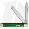 Buck Knives Buck 12621 Doctor's Folding Knife Green Bone (2.8" Spear Point/Spatula) -Buck Knives Buck Doctor Knife Green Bone SP Spatula BHQ 101048 jr
