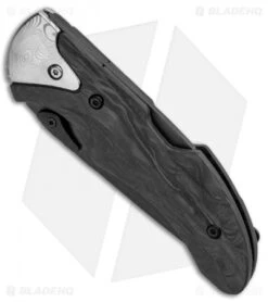 Buck Knives Buck Fluid X1 Legacy Collection L.E. Lockback Knife Marble CF (3" Black) -Buck Knives Buck Fluid X1 LTD 0289CFSLE BHQ 83124 jr spine