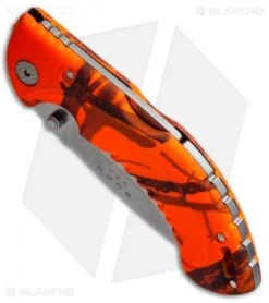 Buck Knives Buck Folding Omni Hunter 10PT Knife Orange Mossy Oak (3" Satin Plain) -Buck Knives Buck Folding Omni Hunter 10PT Orange Mossy Oak 0395CMS9 C BHQ 50635 jr spine