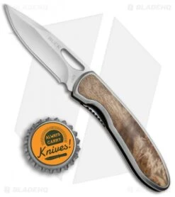 Buck Knives Buck Graduate Liner Lock Knife Burlwood (2.375" Satin) 10 Buck Knives Buck Graduate Liner Lock Knife Burlwood (2.375" Satin) -Buck Knives Buck Graduate LL Burlwood 0328BWS BHQ 68062 jr bottlecap