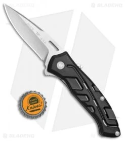Buck Knives Buck Intertia Spring Assisted Knife Black (3.1" Satin) 0293BKS2 -Buck Knives Buck Intertia SA Black 0293BKS2 BHQ 79535 jr bottlecap