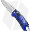 Buck Knives Buck Lumina LED Liner Lock Knife Translucent Blue (3" Satin Serr) -Buck Knives Buck Lumina LED LL Translucent Blue Satin Serr B777 BL 0 BHQ 71288 jr