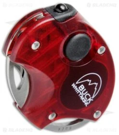 Buck Knives Buck Metro Knife W/ LED Red (1.1" Satin) B758-RD-0 -Buck Knives Buck Metro LED Red Satin B758 RD BHQ 71299 jr flashlight