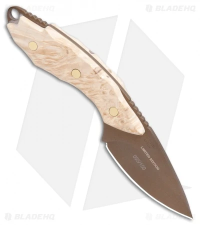 Buck Knives Buck Mini Alpha Hunter Fixed Blade Knife (2.5" Bronze) 0196BWSLE 4 Buck Knives Buck Mini Alpha Hunter Fixed Blade Knife (2.5" Bronze) 0196BWSLE - Image 2
