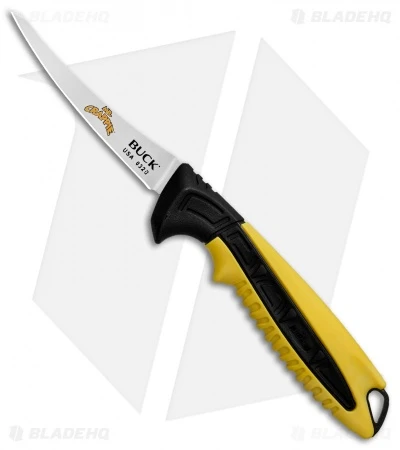 Buck Knives Buck Mr. Crappie Slab Slinger Fixed Blade Knife (4" Satin) 0032YWS-B 3 Buck Knives Buck Mr. Crappie Slab Slinger Fixed Blade Knife (4" Satin) 0032YWS-B