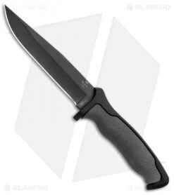 Buck Knives Buck Nighthawk Tactical Fixed Blade Knife Dynaflex (6.5" Black) 0650GYS