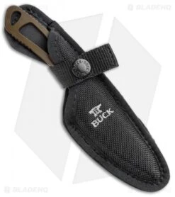 Buck Knives Buck PakLite Caper Fixed Blade Knife Brown (2.5" Satin) 0135BRS -Buck Knives Buck PakLite Caper Brown Satin 0135BRS BHQ 106674 jr sheath