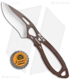 Buck Knives Buck PakLite Skinner Fixed Blade Knife Brown (2.875" Satin) 0140BRS -Buck Knives Buck PakLite Skinner Brown Satin 0140BRS BHQ 106679 jr bottlecap