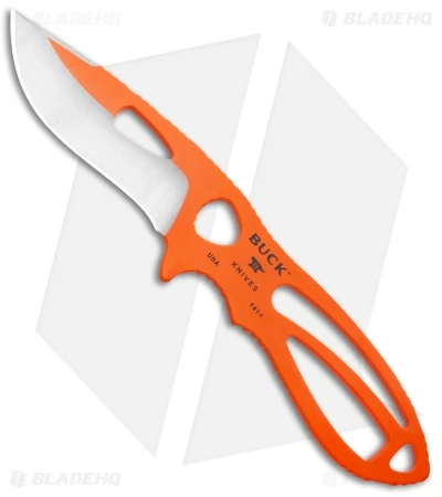 Buck Knives Buck PakLite Skinner Fixed Blade Knife Orange (3.5" Satin) 0141ORS1 3 Buck Knives Buck PakLite Skinner Fixed Blade Knife Orange (3.5" Satin) 0141ORS1