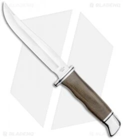 Buck Knives Buck Pathfinder Pro Fixed Blade Knife Green Micarta (5.00" Satin) 0105GRS1-B