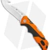 Buck Knives Buck Pursuit Pro Large Lockback Guthook Knife Black/Orange (3.5" Satin) -Buck Knives Buck Pursuit Folding Pro Large Guthook BHQ 115702 jr