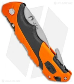 Buck Knives Buck Pursuit Pro Large Lockback Guthook Knife Black/Orange (3.5" Satin) 9 Buck Knives Buck Pursuit Pro Large Lockback Guthook Knife Black/Orange (3.5" Satin) -Buck Knives Buck Pursuit Folding Pro Large Guthook BHQ 115702 jr side