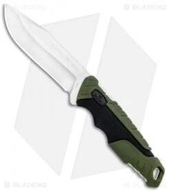 Buck Knives Buck Pursuit Large Fixed Blade Knife Green GFN (4.5" Satin) 0656GRS